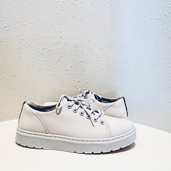 Dr. Martens Unisex Dante Canvas Oatmeal Sneakers Sz W 10 M 9 NEW - Picture 9 of 16